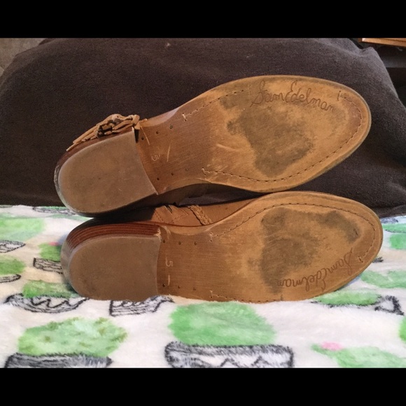 Sam Edelman fringed suede ankle boots π - Picture 4 of 7